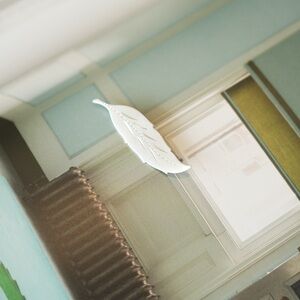 Vintage Silver Leaf Brooch